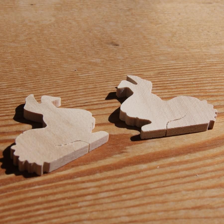 kaninfigur for å dekorere, lim miniatyr kreativ fritid