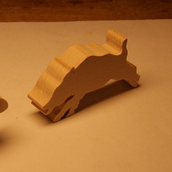 Miniatyrfigur av villsvin i tre natur, jakt, skog