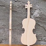 Cello figur 9cm lg 3mm tykk