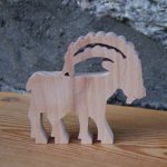 merke sted fjell tema bryllup Ibex håndlaget massiv bøk