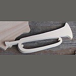 Figur signalhorn lg 9cm ep 3mm kavaleri trompet