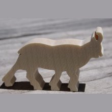 Tre miniatyr gems figur for å dekorere fjell tema