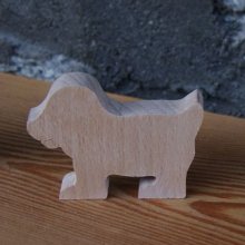 hund bordkort dyre tema bryllup eller gård håndlaget massivt treverk